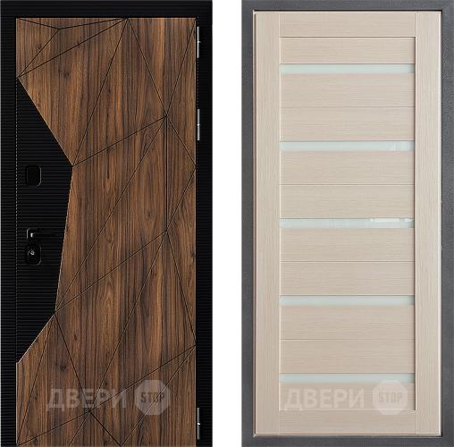 Входная металлическая Дверь Дверной континент ДК-11 ФЛ-47 Капучино в Зарайске