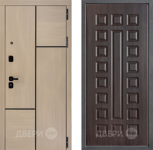 Входная металлическая Дверь Дверной континент ДК-14 ФЛ-183 Венге в Зарайске
