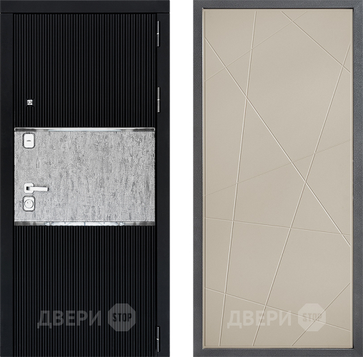 Входная металлическая Дверь Дверной континент ДК-13 ФЛ-655 Капучино в Зарайске