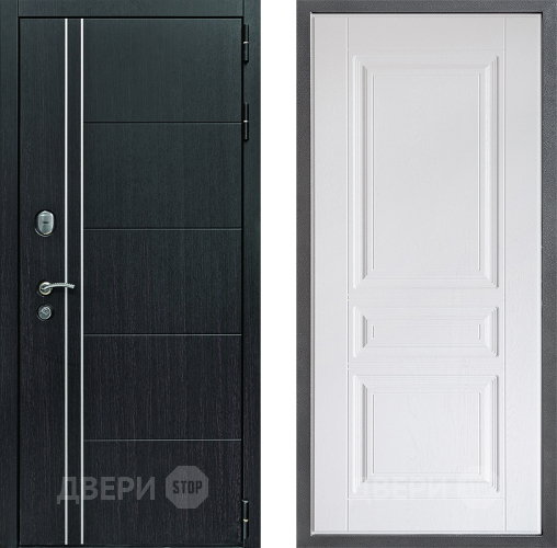 Дверь Дверной континент Теплолюкс Дизайн ФЛ-243 Альберо Браш серебро в Зарайске