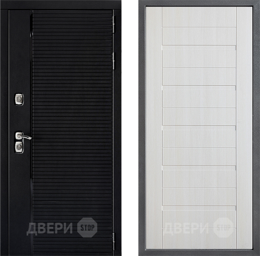 Входная металлическая Дверь Дверной континент ДК-1 ФЛ-70 Лиственница белая в Зарайске