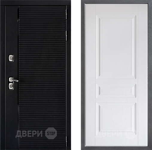 Входная металлическая Дверь Дверной континент ДК-1 ФЛ-243 Альберо Браш серебро в Зарайске