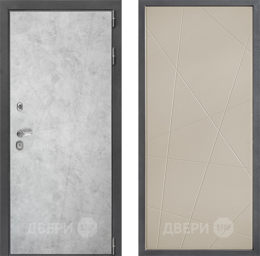 Входная металлическая Дверь Дверной континент ДК-3/743 ФЛ-655 Капучино в Зарайске