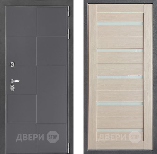 Входная металлическая Дверь Дверной континент ДК-3/606 ФЛ-47 Лиственница белая в Зарайске