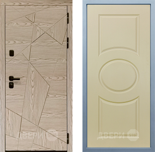 Входная металлическая Дверь Дива МД-97/1 Д-8 Шампань в Зарайске