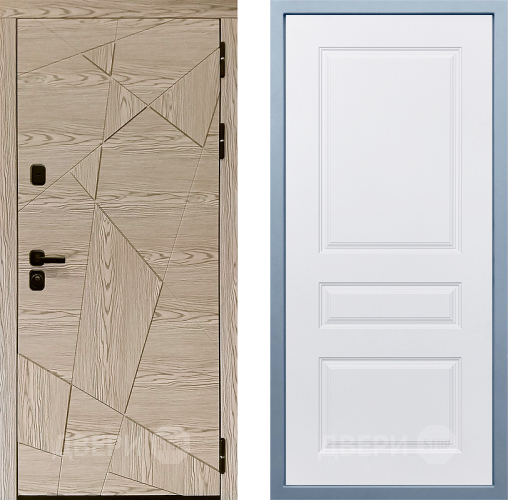 Входная металлическая Дверь Дива МД-97/1 Д-13 Белый в Зарайске