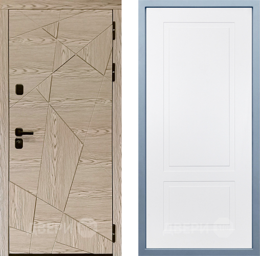 Входная металлическая Дверь Дива МД-97/1 Н-7 Белый в Зарайске