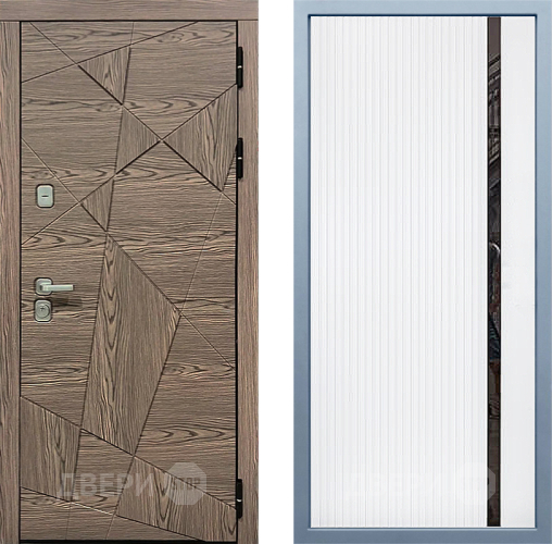 Входная металлическая Дверь Дива МД-97/2 МХ-46 Белый матовый в Зарайске