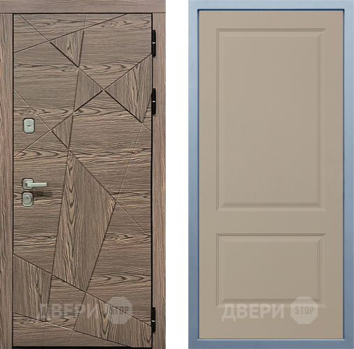 Входная металлическая Дверь Дива МД-97/2 Д-7 Шампань в Зарайске