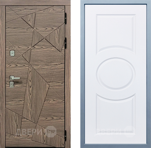 Входная металлическая Дверь Дива МД-97/2 Д-8 Белый в Зарайске