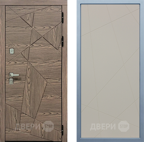 Входная металлическая Дверь Дива МД-97/2 Д-11 Шампань в Зарайске