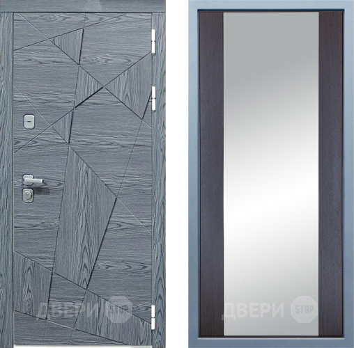Входная металлическая Дверь Дива МД-97/3 Д-15 Зеркало Венге в Зарайске