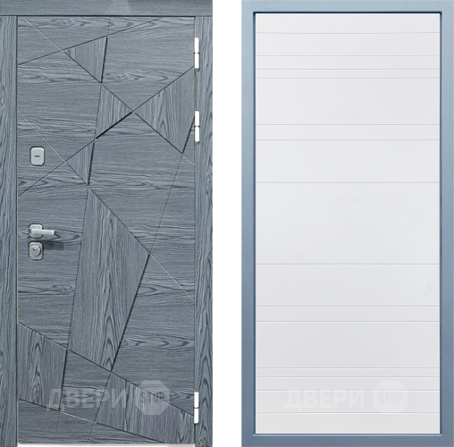 Входная металлическая Дверь Дива МД-97/3 Д-5 Белый в Зарайске