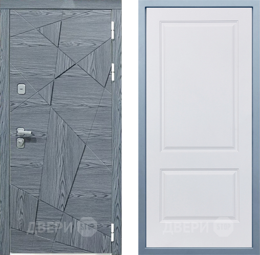 Входная металлическая Дверь Дива МД-97/3 Д-7 Белый в Зарайске