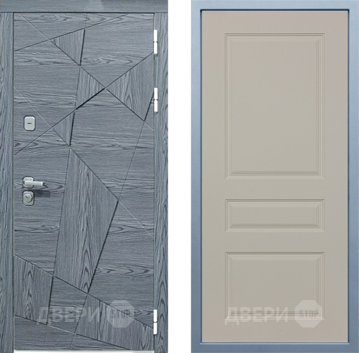 Входная металлическая Дверь Дива МД-97/3 Д-13 Шампань в Зарайске