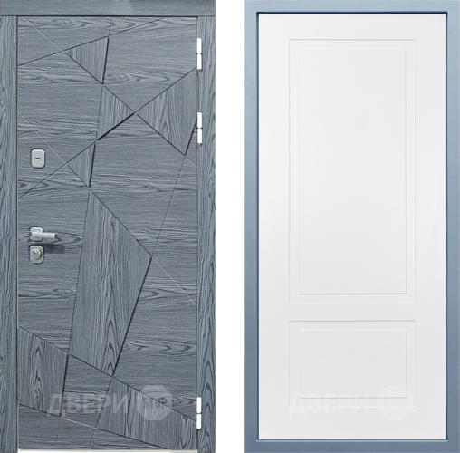 Входная металлическая Дверь Дива МД-97/3 Н-7 Белый в Зарайске