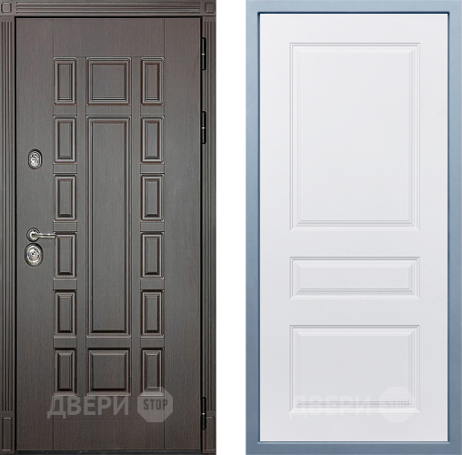 Входная металлическая Дверь Дива МД-38 Д-13 Белый в Зарайске