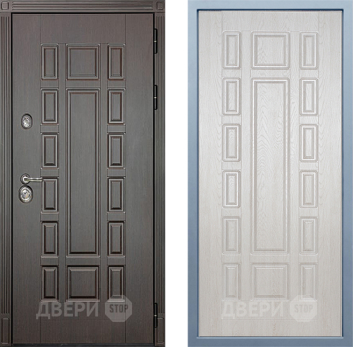 Входная металлическая Дверь Дива МД-38 М-2 Дуб филадельфия крем в Зарайске