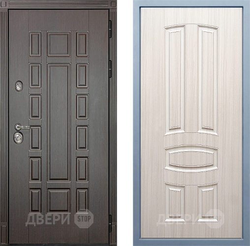 Входная металлическая Дверь Дива МД-38 М-3 Сандал белый в Зарайске