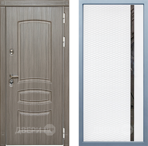 Входная металлическая Дверь Дива МД-42 МХ-47 Белый матовый в Зарайске