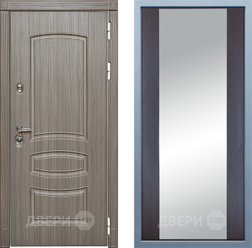 Входная металлическая Дверь Дива МД-42 Д-15 Зеркало Венге в Зарайске