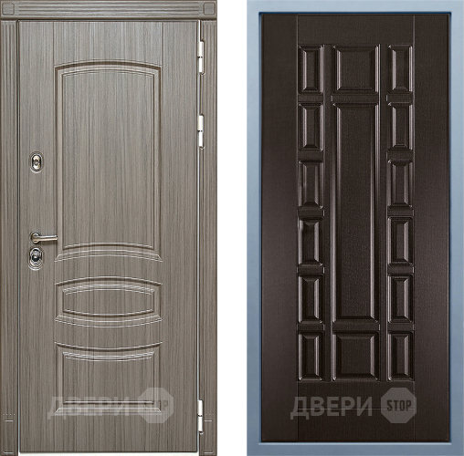 Входная металлическая Дверь Дива МД-42 М-2 Венге в Зарайске
