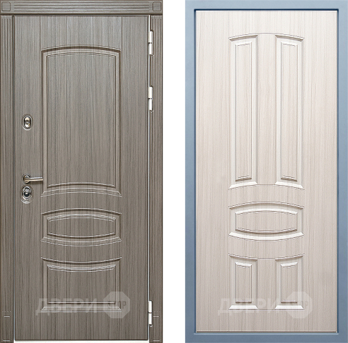 Входная металлическая Дверь Дива МД-42 М-3 Сандал белый в Зарайске