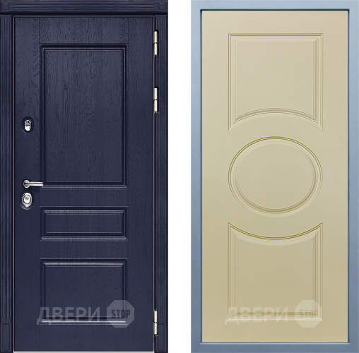 Входная металлическая Дверь Дива МД-45 Д-8 Шампань в Зарайске