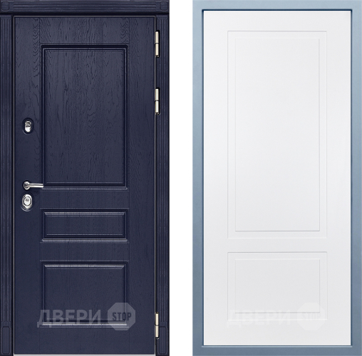 Входная металлическая Дверь Дива МД-45 Н-7 Белый в Зарайске