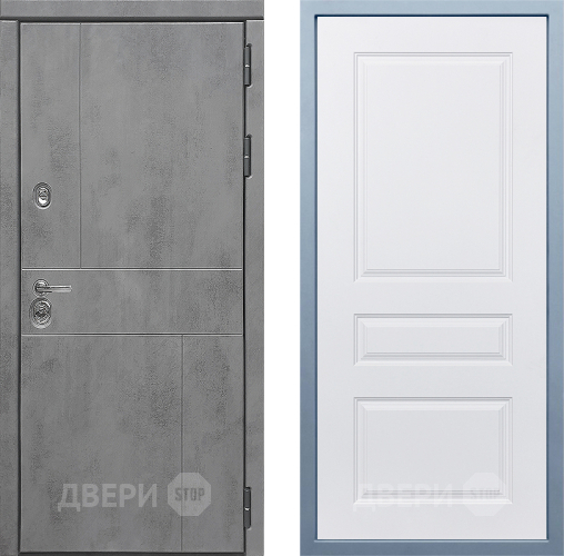 Входная металлическая Дверь Дива МД-48 Д-13 Белый в Зарайске