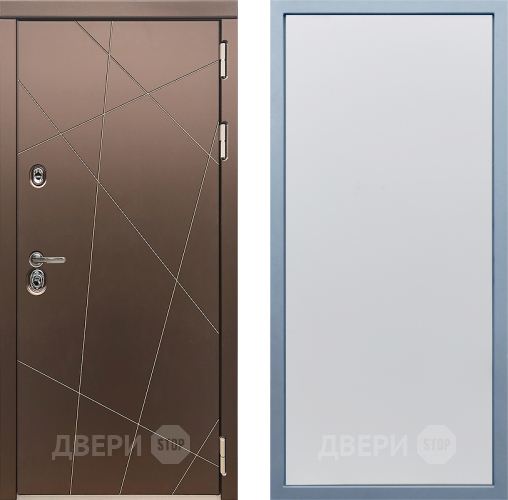 Входная металлическая Дверь Дива МД-50 Н-1 Белый в Зарайске