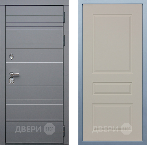 Входная металлическая Дверь Дива МД-39 Д-13 Шампань в Зарайске