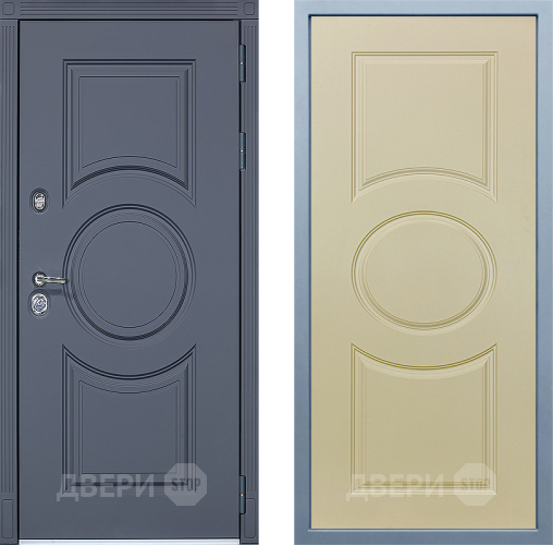 Входная металлическая Дверь Дива МХ-30 STR Д-8 Шампань в Зарайске