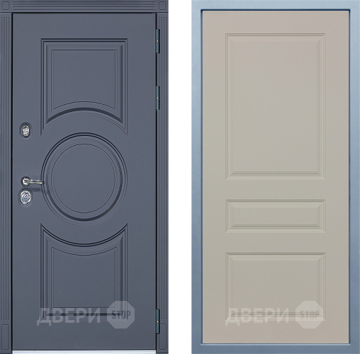 Входная металлическая Дверь Дива МХ-30 STR Д-13 Шампань в Зарайске