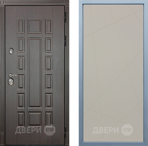 Входная металлическая Дверь Дива МХ-53 STR Д-11 Шампань в Зарайске