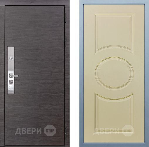Входная металлическая Дверь Дива МХ-39 STR Д-8 Шампань в Зарайске