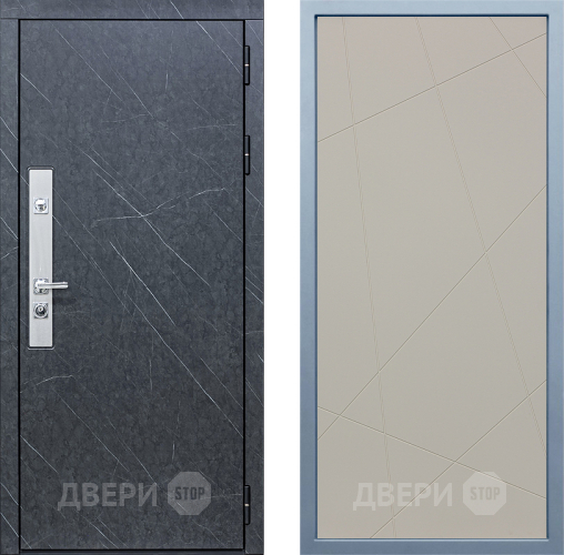 Входная металлическая Дверь Дива МХ-26 STR Д-11 Шампань в Зарайске