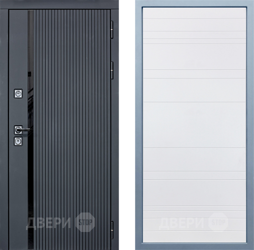 Входная металлическая Дверь Дива МХ-46 STR Д-5 Белый в Зарайске