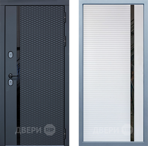 Входная металлическая Дверь Дива МХ-47 STR МХ-45 Белый матовый в Зарайске