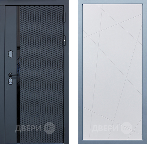 Входная металлическая Дверь Дива МХ-47 STR Д-11 Белый в Зарайске