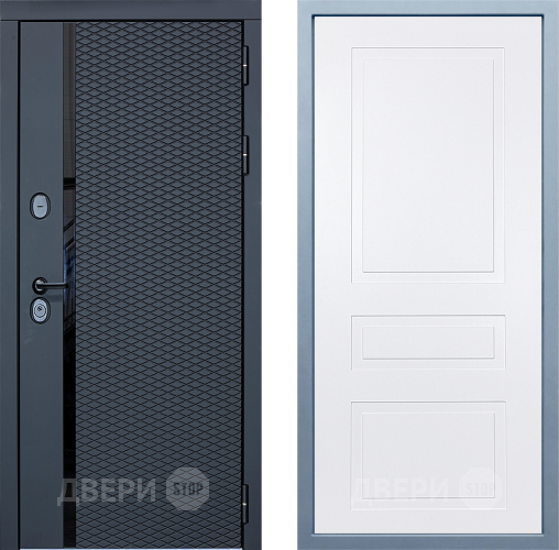 Входная металлическая Дверь Дива МХ-47 STR Н-13 Белый в Зарайске