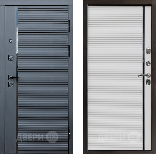 Входная металлическая Дверь Престиж Черная Линия Porte Белый в Зарайске