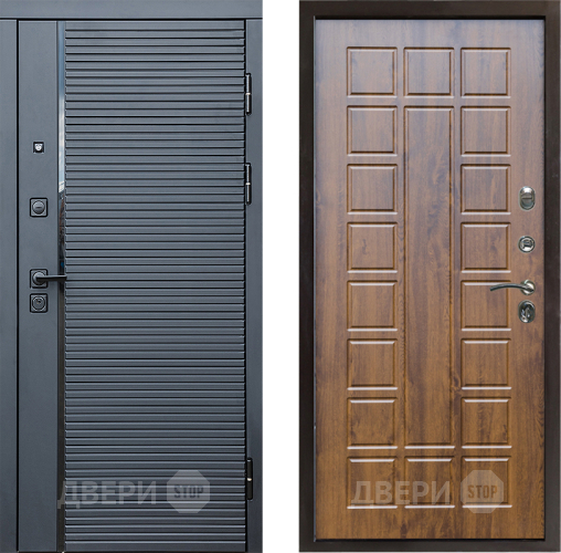 Входная металлическая Дверь Престиж Черная Линия Престиж Дуб в Зарайске