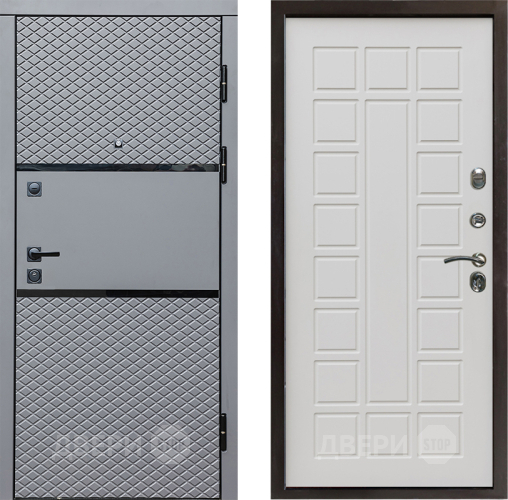 Входная металлическая Дверь Престиж Ромб Престиж Бежевый мат в Зарайске