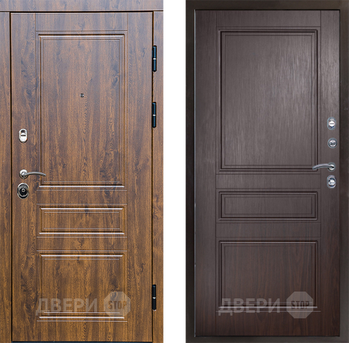 Входная металлическая Дверь Престиж Классика Дуб Классика Венге в Зарайске