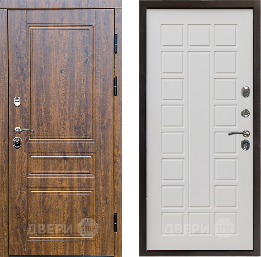 Входная металлическая Дверь Престиж Классика Дуб Престиж Бежевый мат в Зарайске