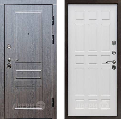 Входная металлическая Дверь Престиж Классика Венге Спарта Лиственница белая в Зарайске