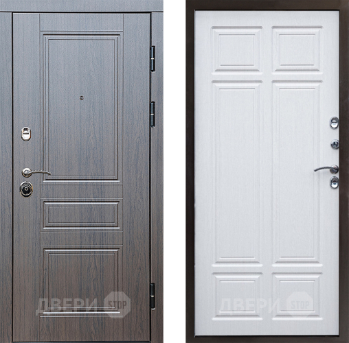 Входная металлическая Дверь Престиж Классика Венге Премиум Лиственница белая в Зарайске