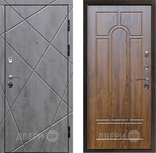 Входная металлическая Дверь Престиж Лучи Арка Дуб в Зарайске