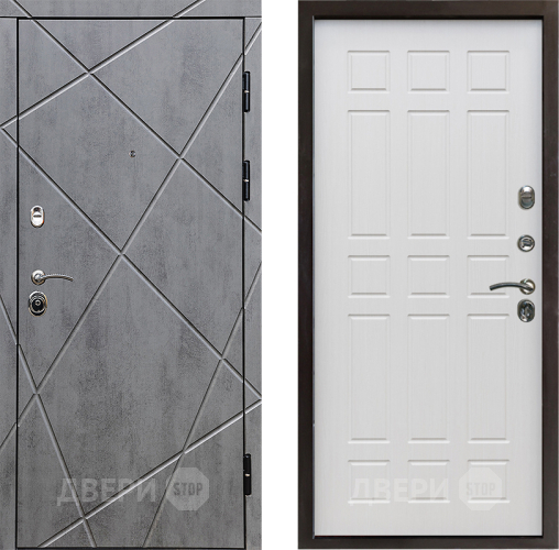 Входная металлическая Дверь Престиж Лучи Спарта Лиственница белая в Зарайске